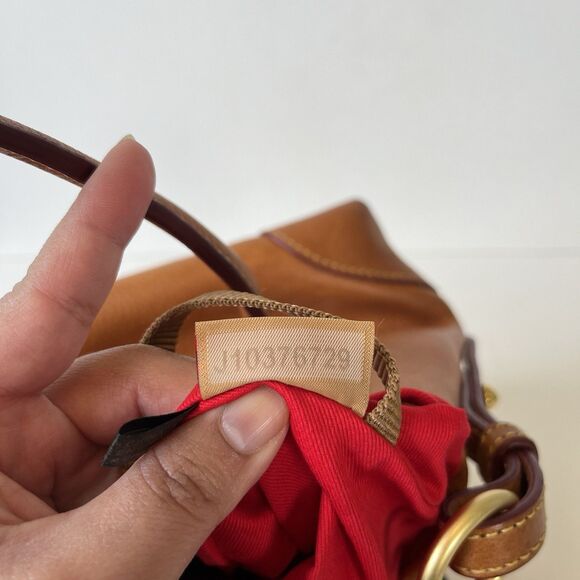 Dooney & Bourke Florentine Elisa Leather Bag Purse Small Natural Color No Strap - Picture 15 of 15